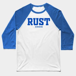 Rust 1866 College Apparel Baseball T-Shirt